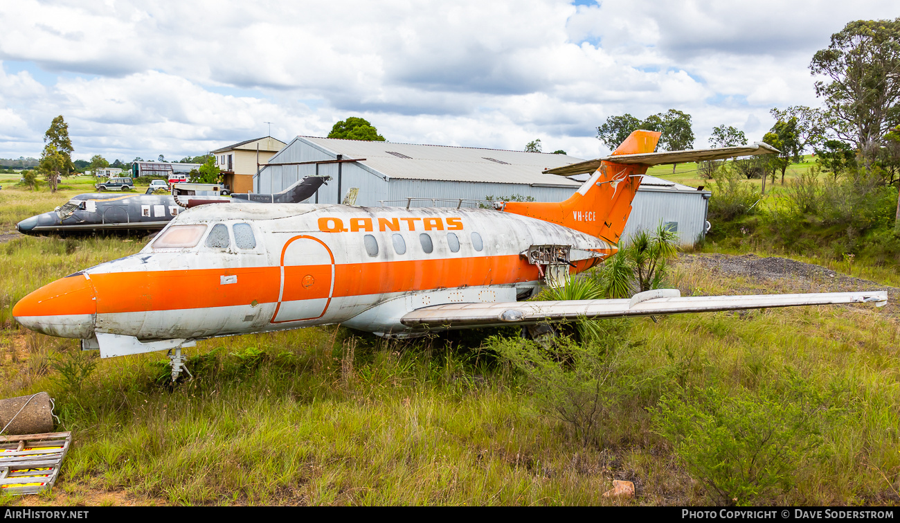 Aircraft Photo of VH-ECE | Hawker Siddeley HS-125-3B | Qantas | AirHistory.net #694867
