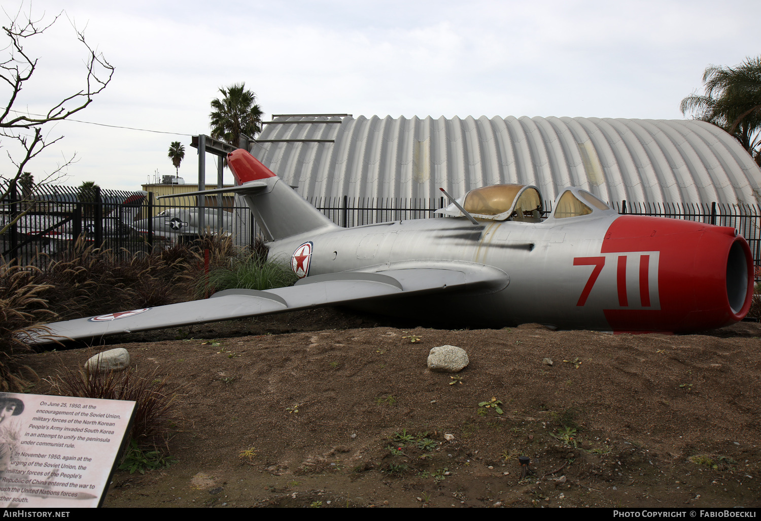 Aircraft Photo of 711 | Mikoyan-Gurevich MiG-15 | North Korea - Air Force | AirHistory.net #694900