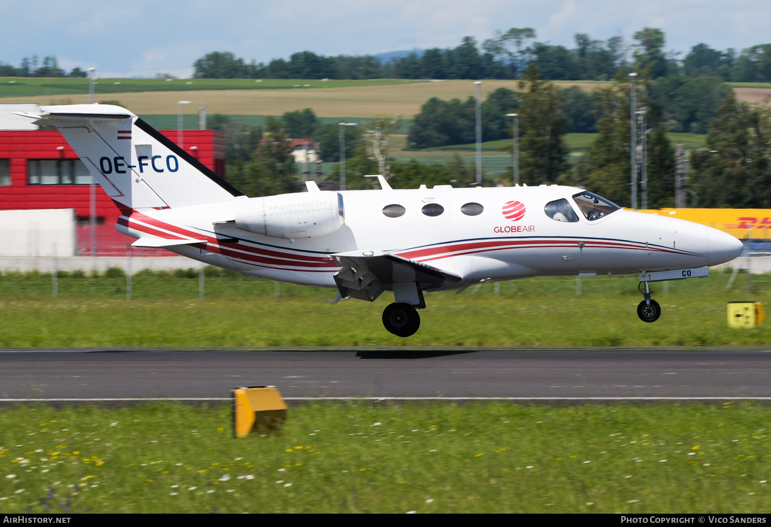 Aircraft Photo of OE-FCO | Cessna 510 Citation Mustang | GlobeAir | AirHistory.net #694984