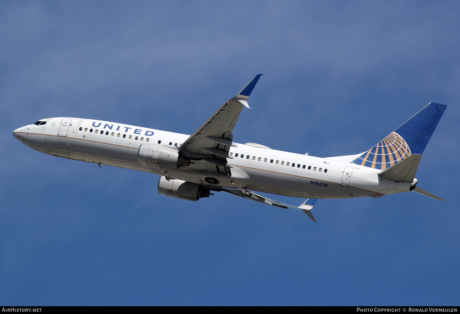 Aircraft Photo of N76528 | Boeing 737-824 | United Airlines | AirHistory.net #695016