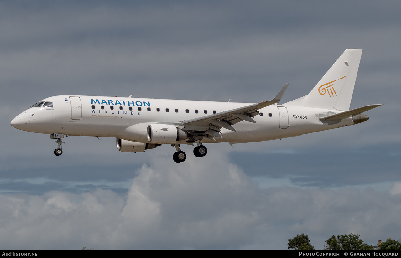 Aircraft Photo of SX-ASK | Embraer 175STD (ERJ-170-200STD) | Marathon Airlines | AirHistory.net #695092