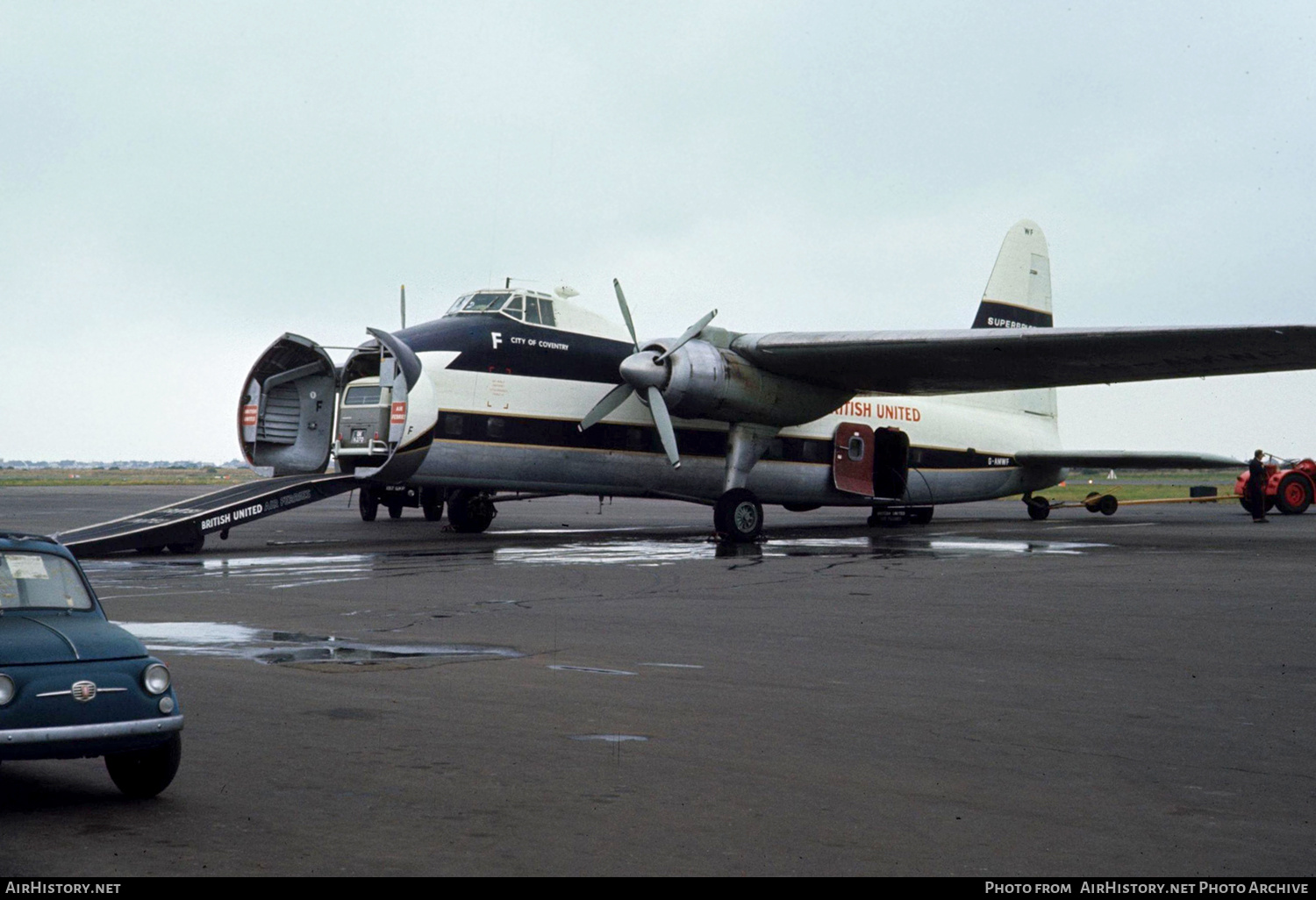 Aircraft Photo of G-AMWF | Bristol 170 Freighter Mk32 | British United Air Ferries | AirHistory.net #695106