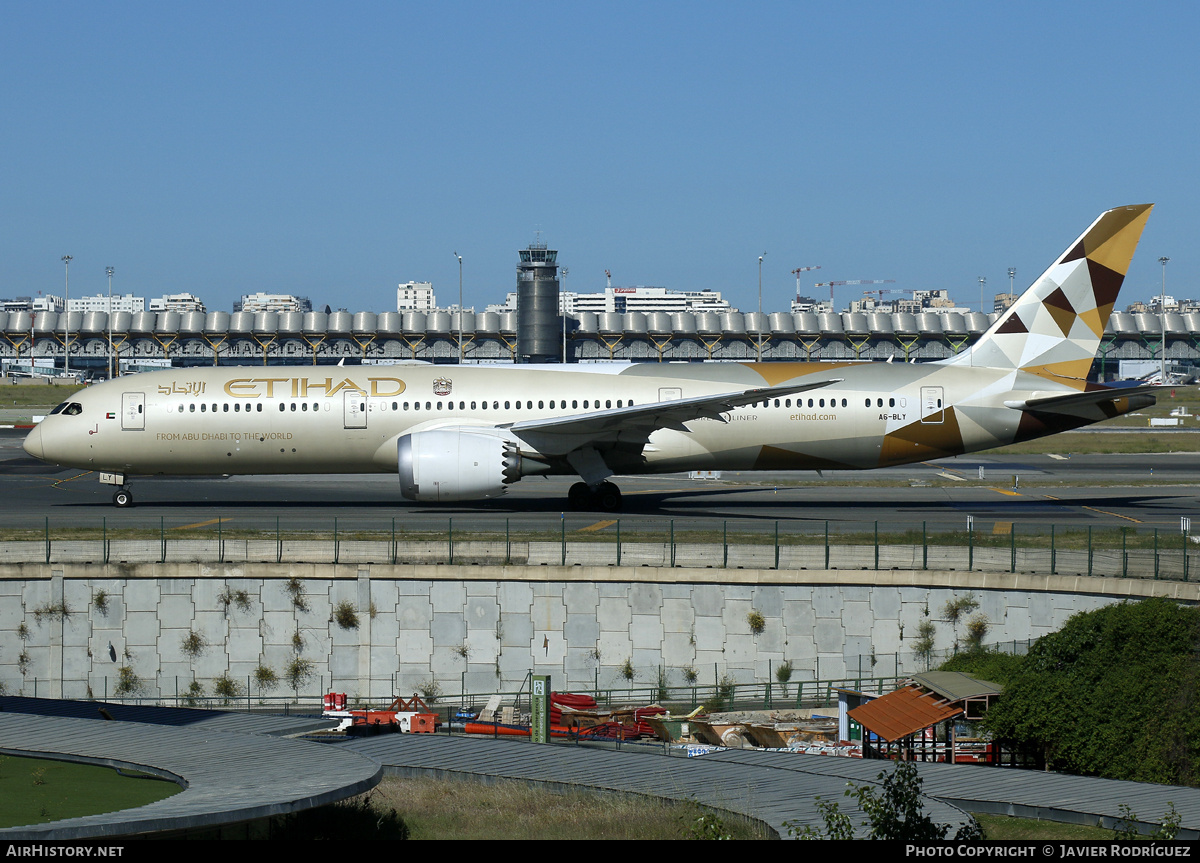 Aircraft Photo of A6-BLY | Boeing 787-9 Dreamliner | Etihad Airways | AirHistory.net #695113