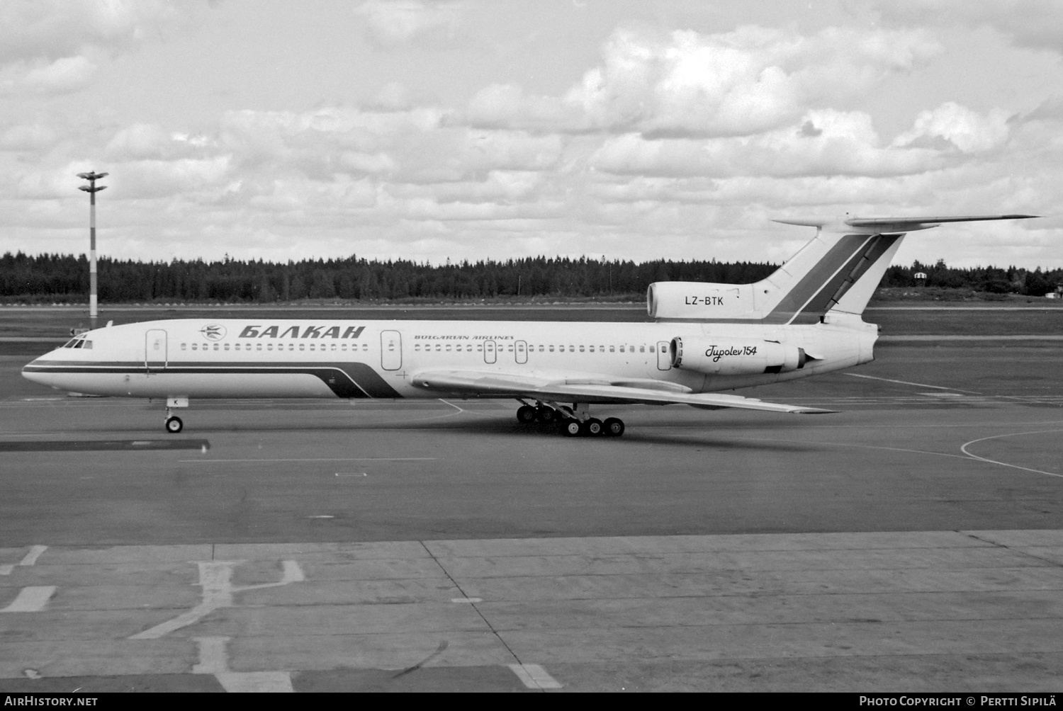 Aircraft Photo of LZ-BTK | Tupolev Tu-154B | Balkan - Bulgarian Airlines | AirHistory.net #695169