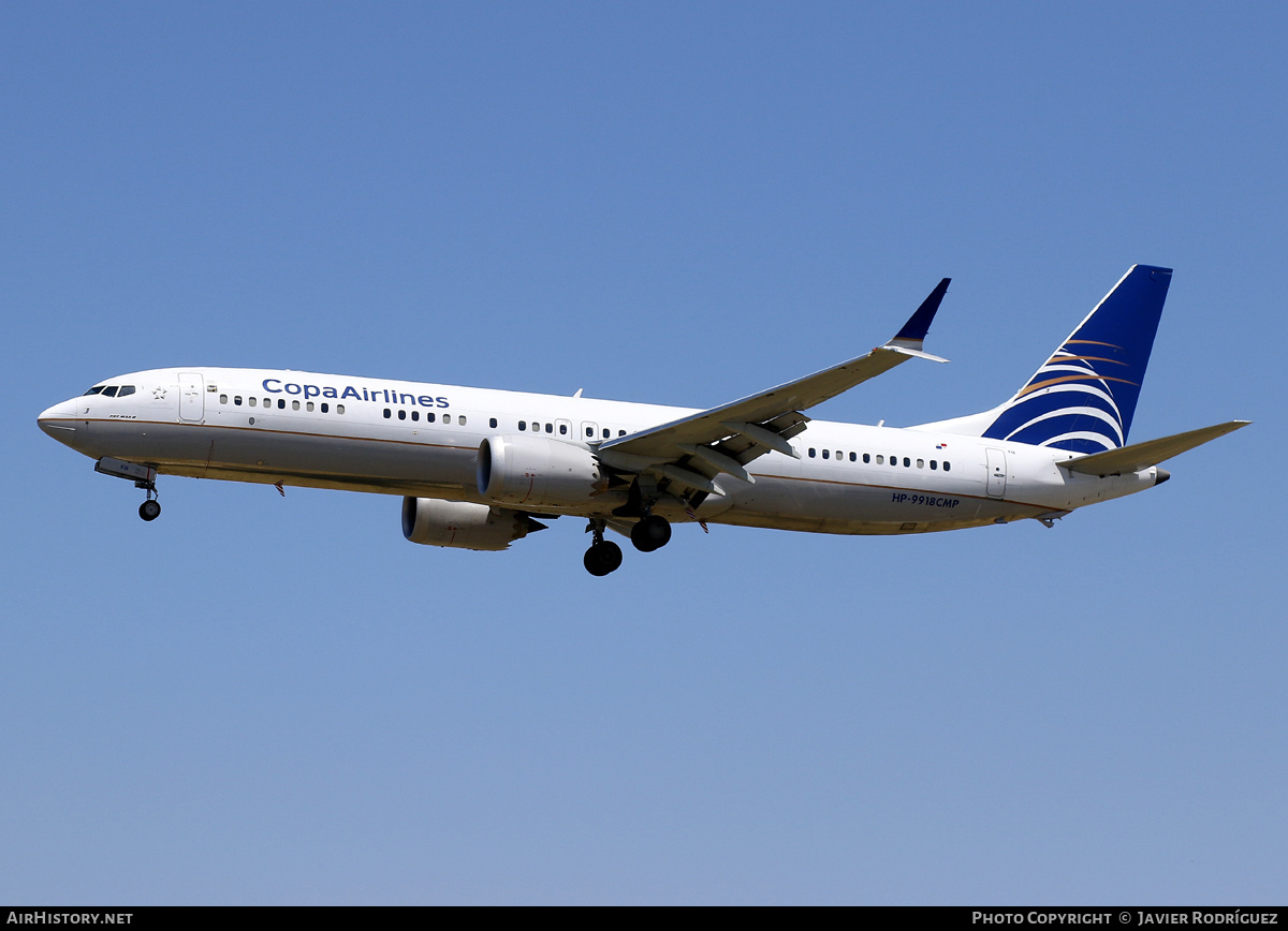 Aircraft Photo of HP-9918CMP | Boeing 737-9 Max 9 | Copa Airlines | AirHistory.net #695193