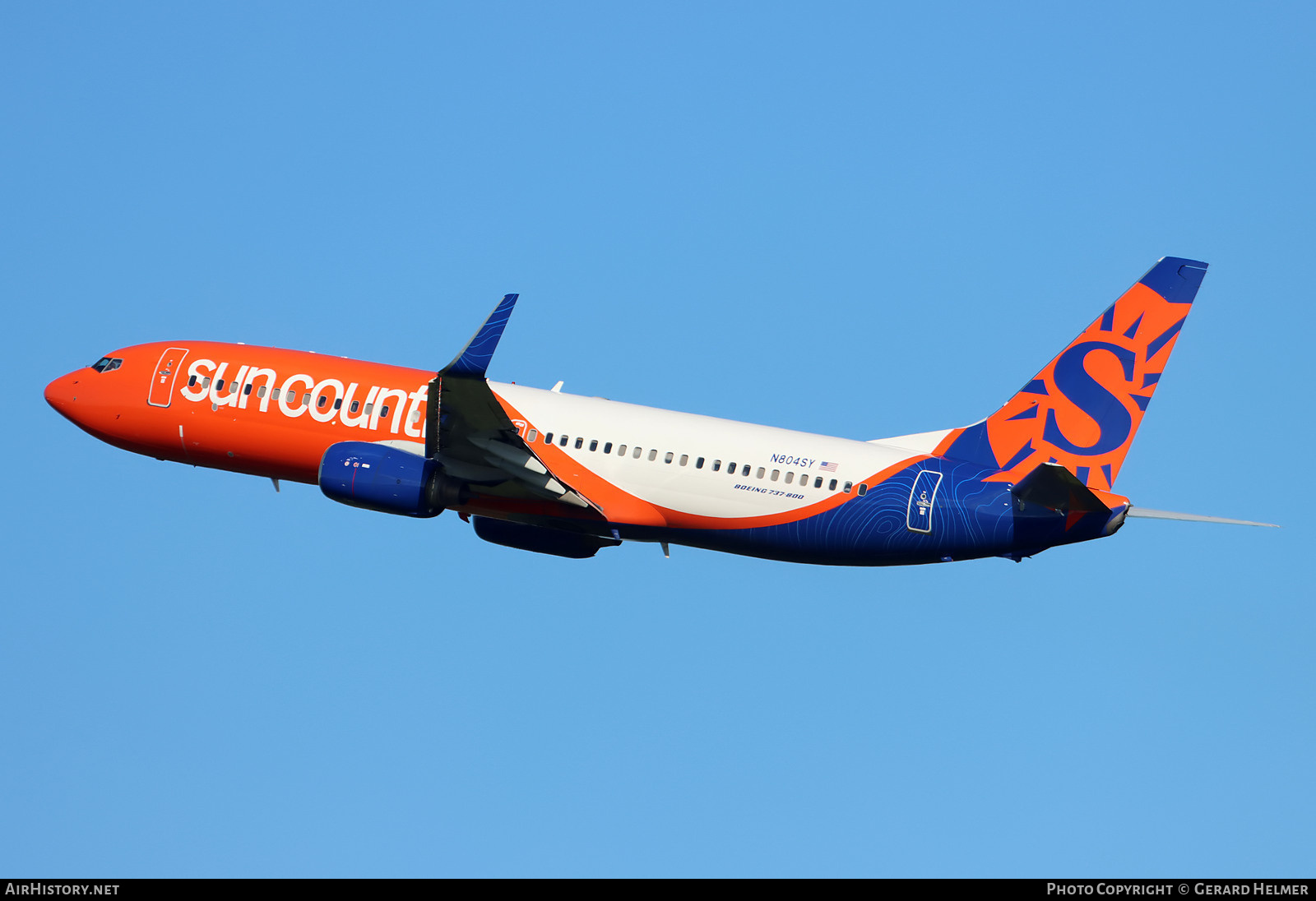 Aircraft Photo of N804SY | Boeing 737-8Q8 | Sun Country Airlines | AirHistory.net #695195