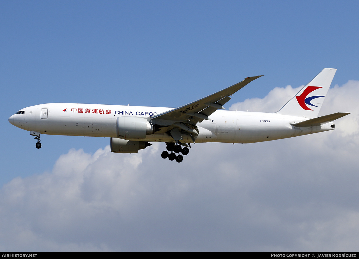 Aircraft Photo of B-222N | Boeing 777-F | China Cargo Airlines | AirHistory.net #695199