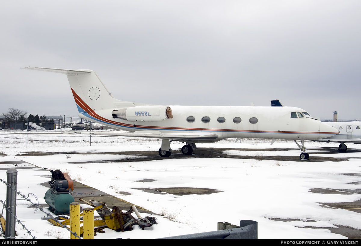 Aircraft Photo of N559L | Grumman American G-1159 Gulfstream II | AirHistory.net #695286