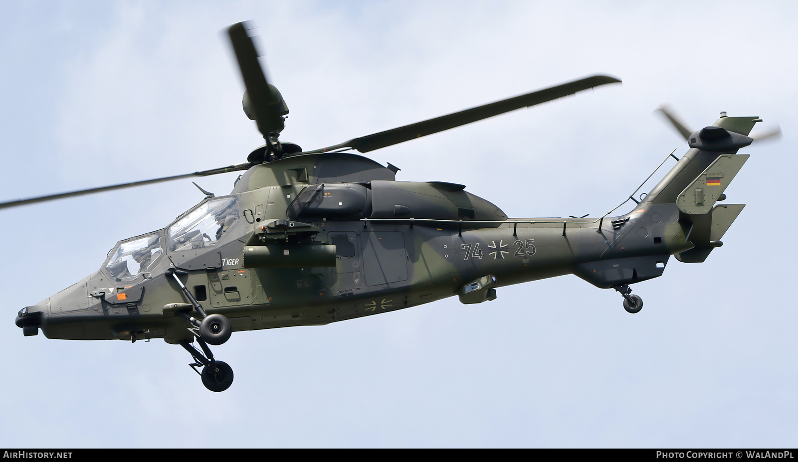 Aircraft Photo of 7425 | Eurocopter EC-665 Tiger UHT | Germany - Army | AirHistory.net #695297