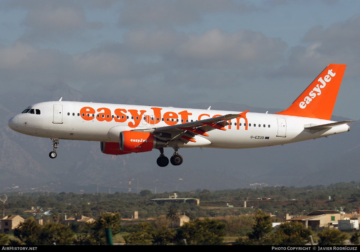 Aircraft Photo of G-EZUD | Airbus A320-214 | EasyJet | AirHistory.net #695305