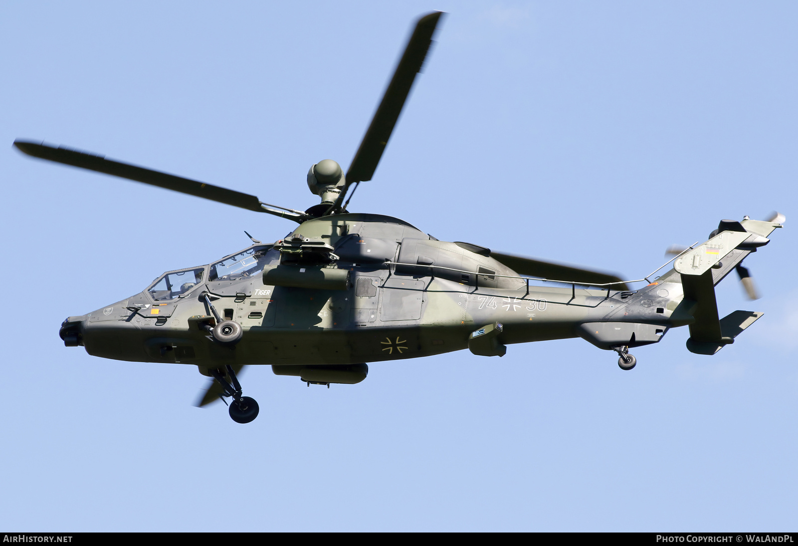 Aircraft Photo of 7430 | Eurocopter EC-665 Tiger UHT | Germany - Army | AirHistory.net #695332