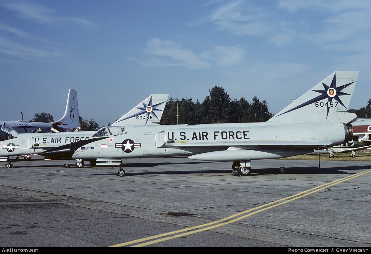 Aircraft Photo of 56-457 / 60457 | Convair F-106A Delta Dart | USA - Air Force | AirHistory.net #695340