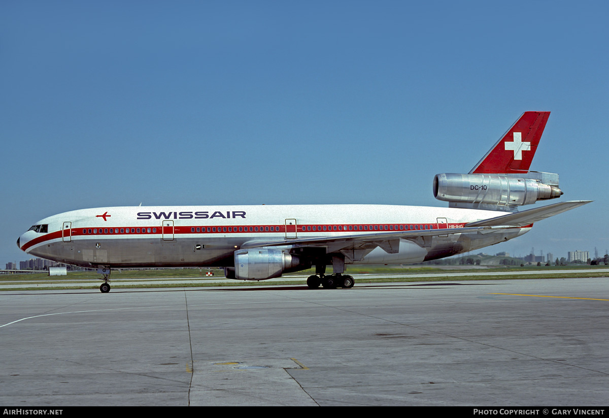 Aircraft Photo of HB-IHG | McDonnell Douglas DC-10-30 | Swissair | AirHistory.net #695341