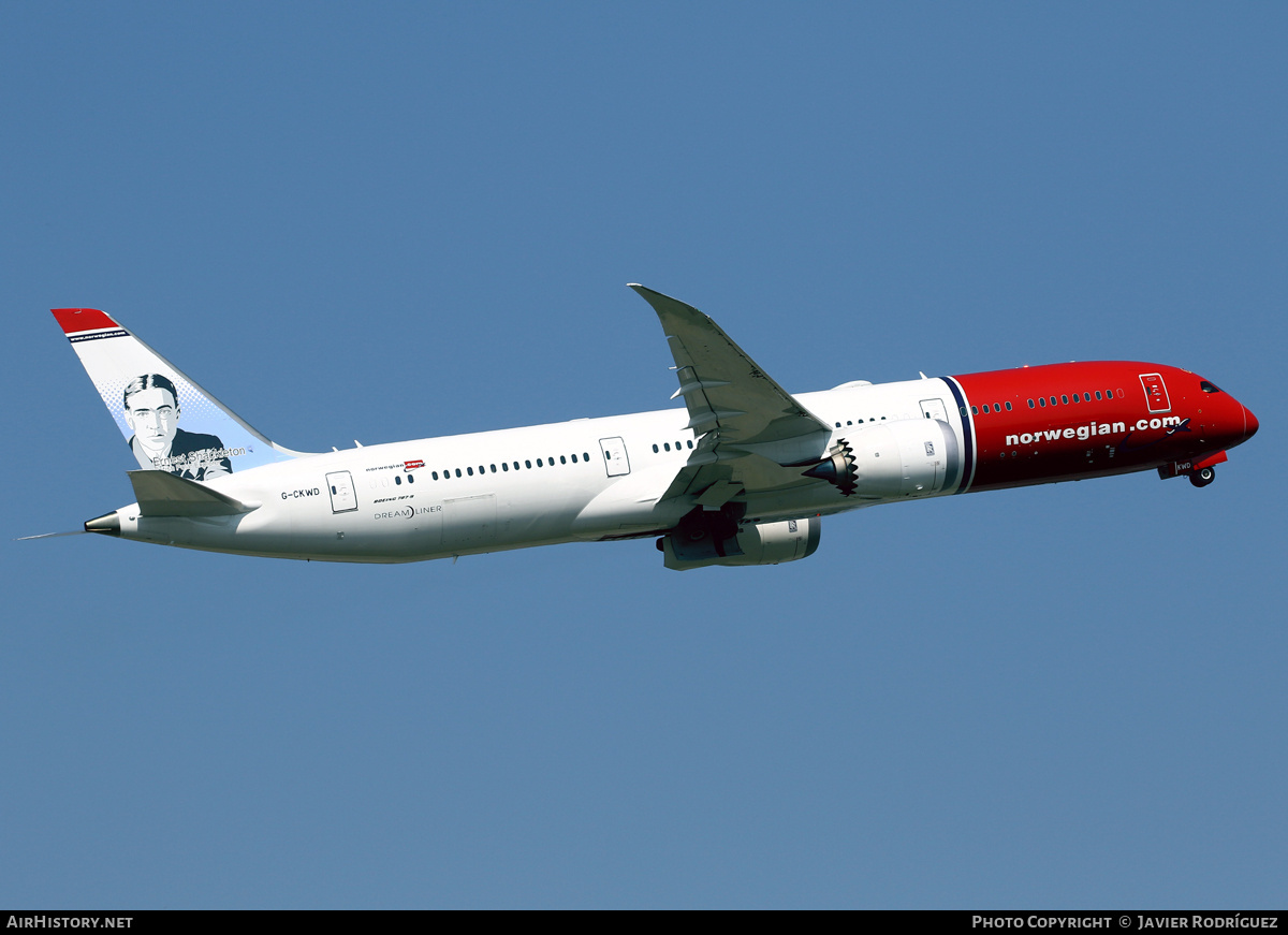 Aircraft Photo of G-CKWD | Boeing 787-9 Dreamliner | Norwegian | AirHistory.net #695403
