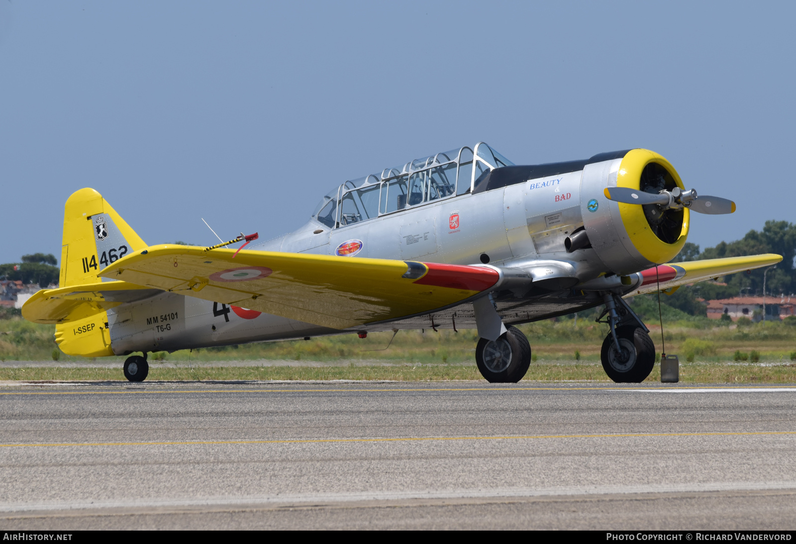 Aircraft Photo of I-SSEP / MM54101 | North American T-6G Texan | Italy - Air Force | AirHistory.net #695417