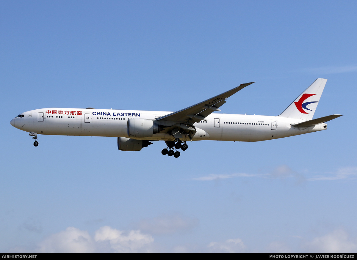 Aircraft Photo of B-7368 | Boeing 777-39P/ER | China Eastern Airlines | AirHistory.net #695442