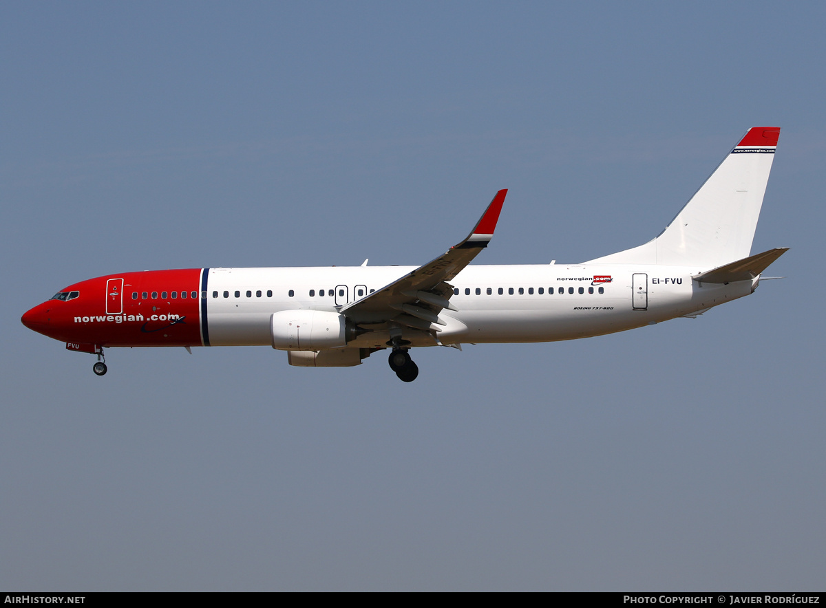 Aircraft Photo of EI-FVU | Boeing 737-800 | Norwegian | AirHistory.net #695467