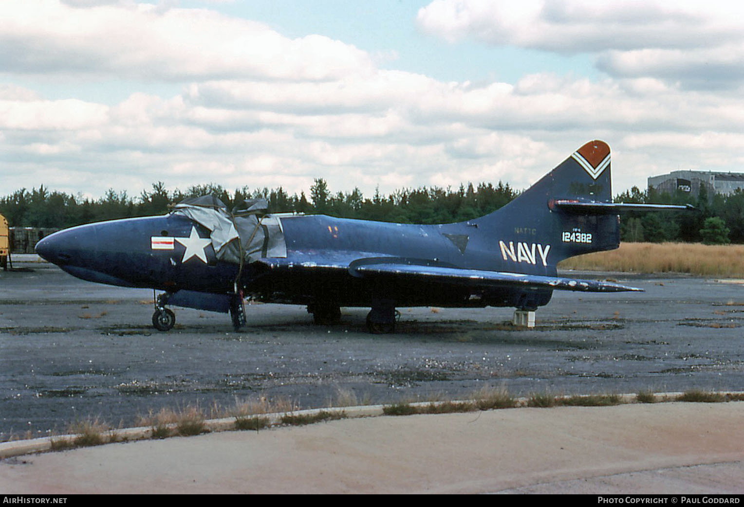 Aircraft Photo of 124382 | Grumman F9F-7 Cougar | USA - Navy | AirHistory.net #695470