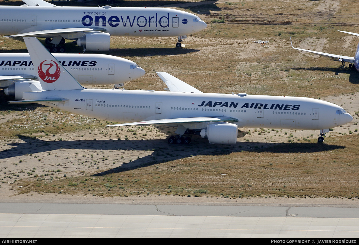 Aircraft Photo of JA711J | Boeing 777-246/ER | Japan Airlines - JAL | AirHistory.net #695480