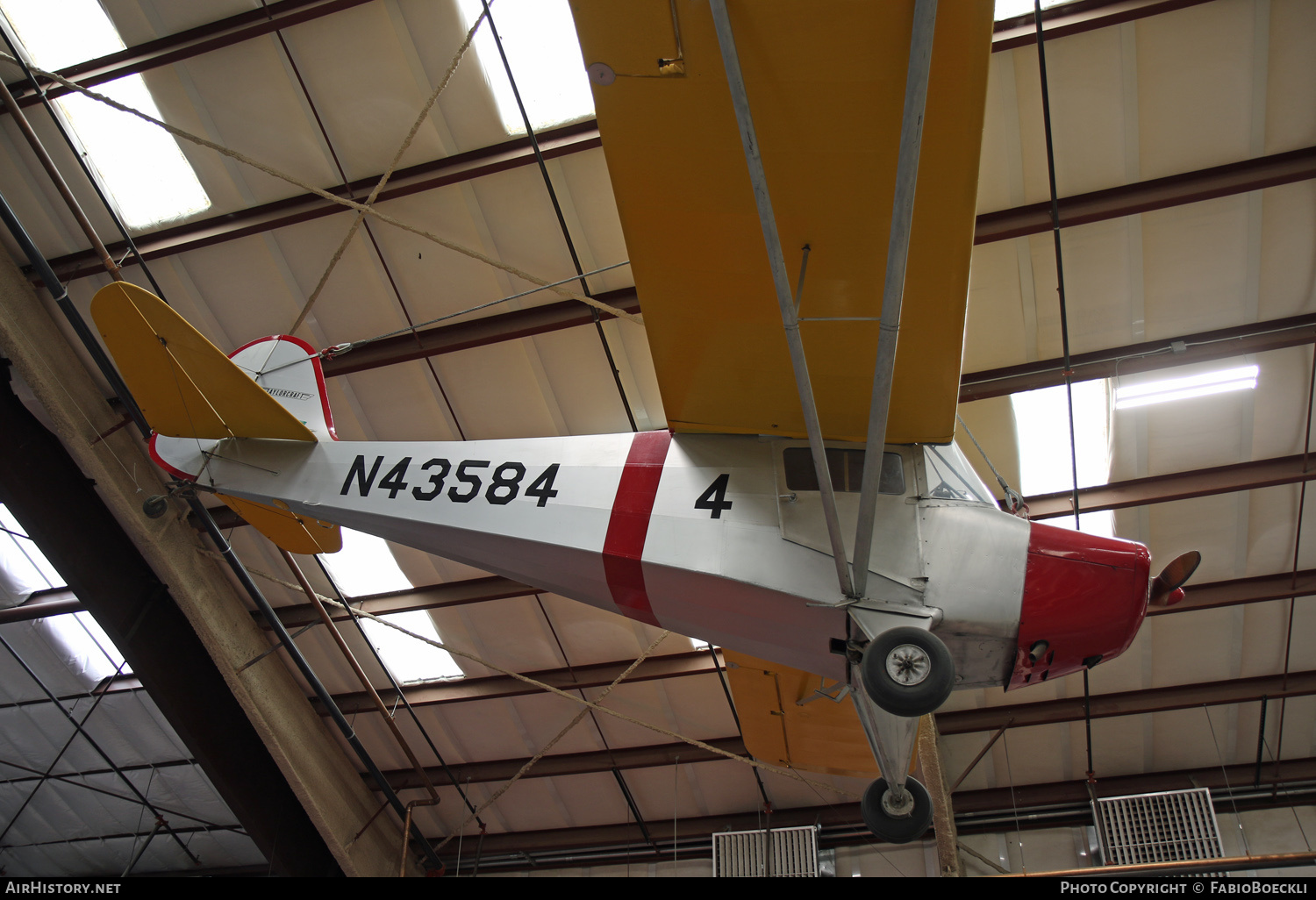 Aircraft Photo of N43584 | Taylorcraft BC-12D | AirHistory.net #695505