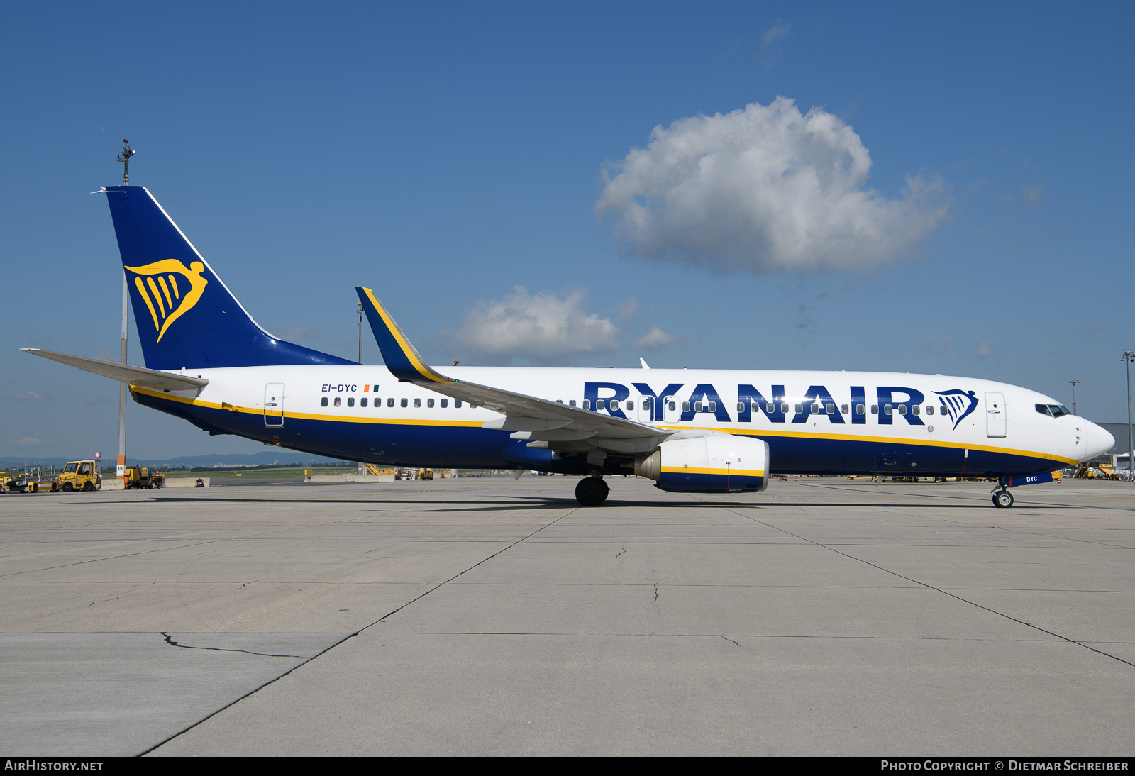 Aircraft Photo of EI-DYC | Boeing 737-8AS | Ryanair | AirHistory.net #695509
