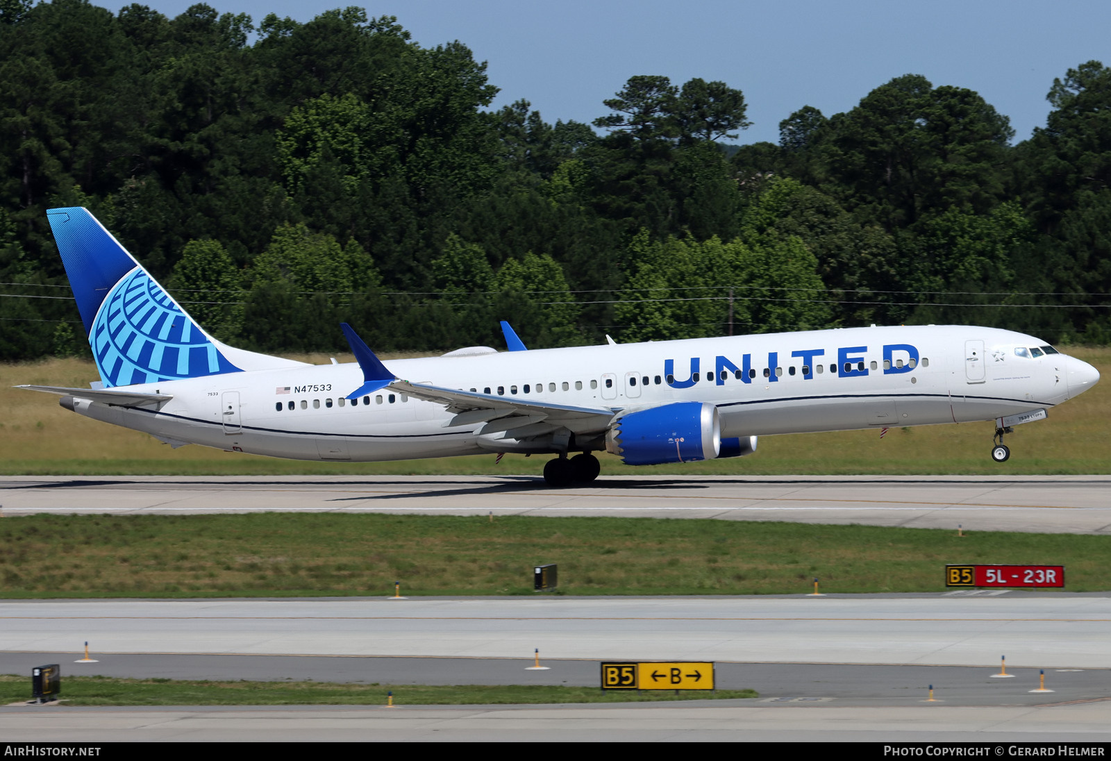 Aircraft Photo of N47533 | Boeing 737-9 Max 9 | United Airlines | AirHistory.net #695573