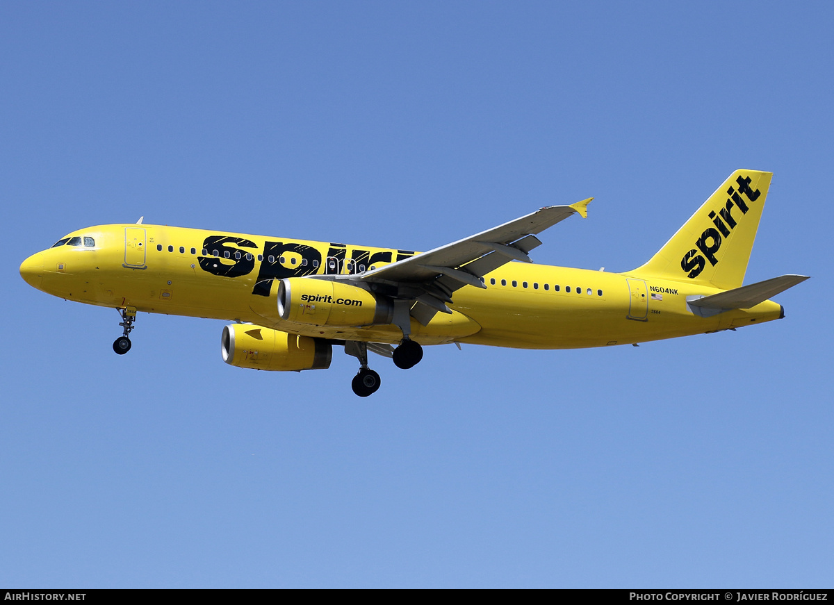 Aircraft Photo of N604NK | Airbus A320-232 | Spirit Airlines | AirHistory.net #695590
