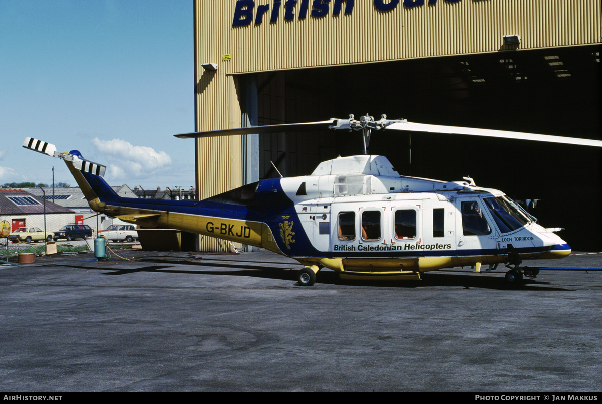 Aircraft Photo of G-BKJD | Bell 214ST SuperTransport | British Caledonian Helicopters | AirHistory.net #695597