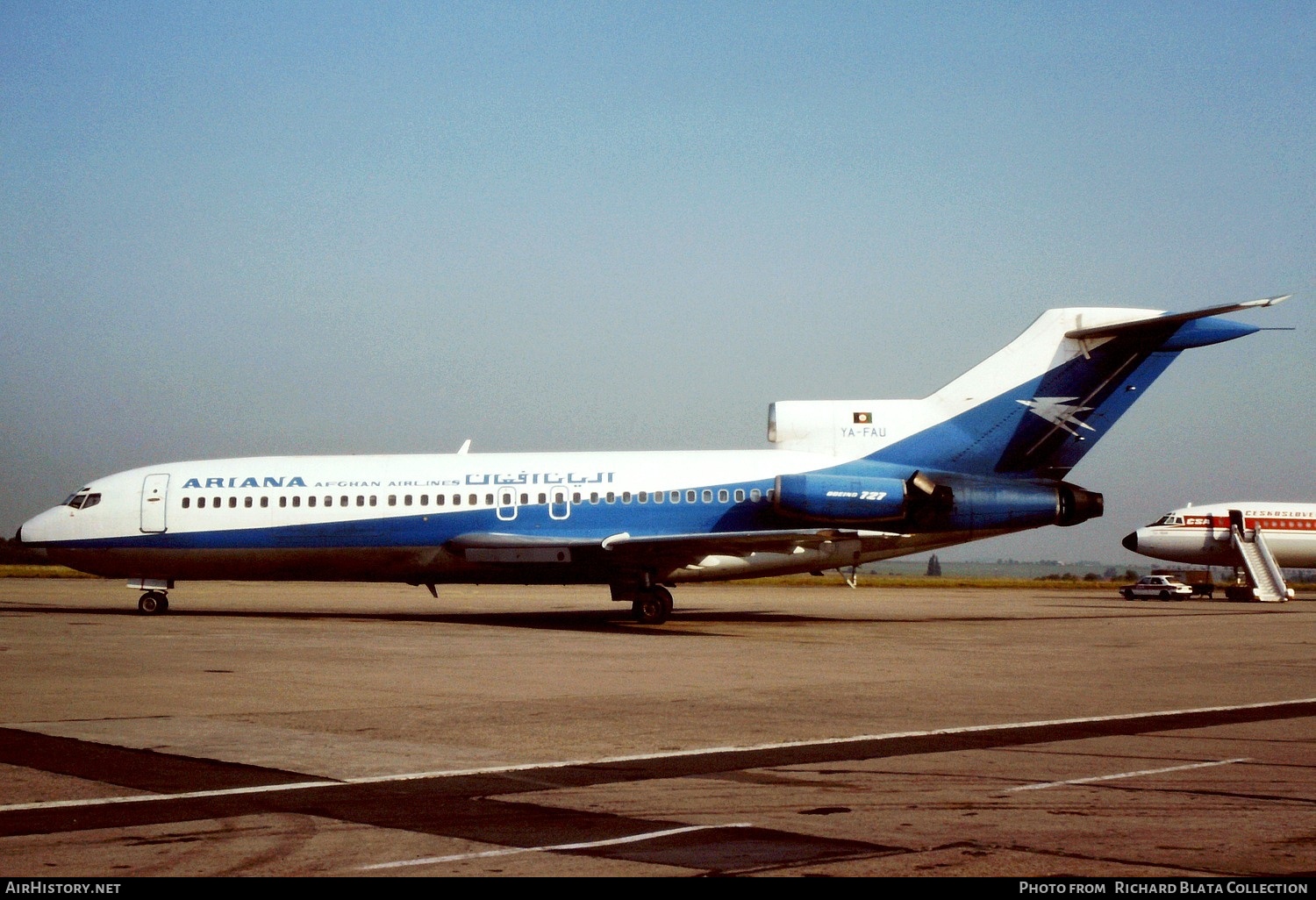 Aircraft Photo of YA-FAU | Boeing 727-113C | Ariana Afghan Airlines | AirHistory.net #695615