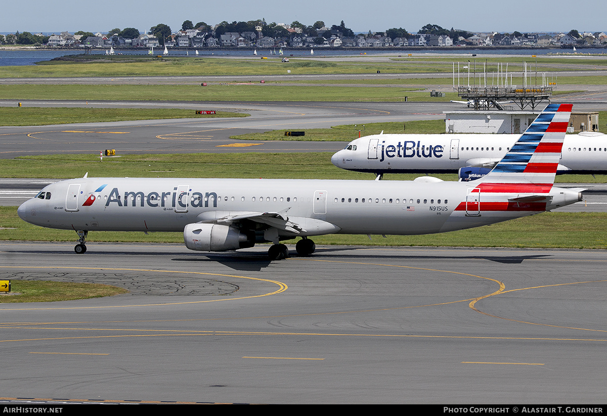 Aircraft Photo of N915US | Airbus A321-231 | American Airlines | AirHistory.net #695618