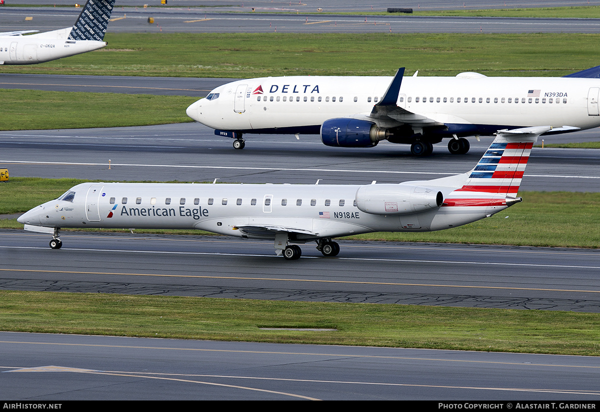 Aircraft Photo of N918AE | Embraer ERJ-145LR (EMB-145LR) | American Eagle | AirHistory.net #695619
