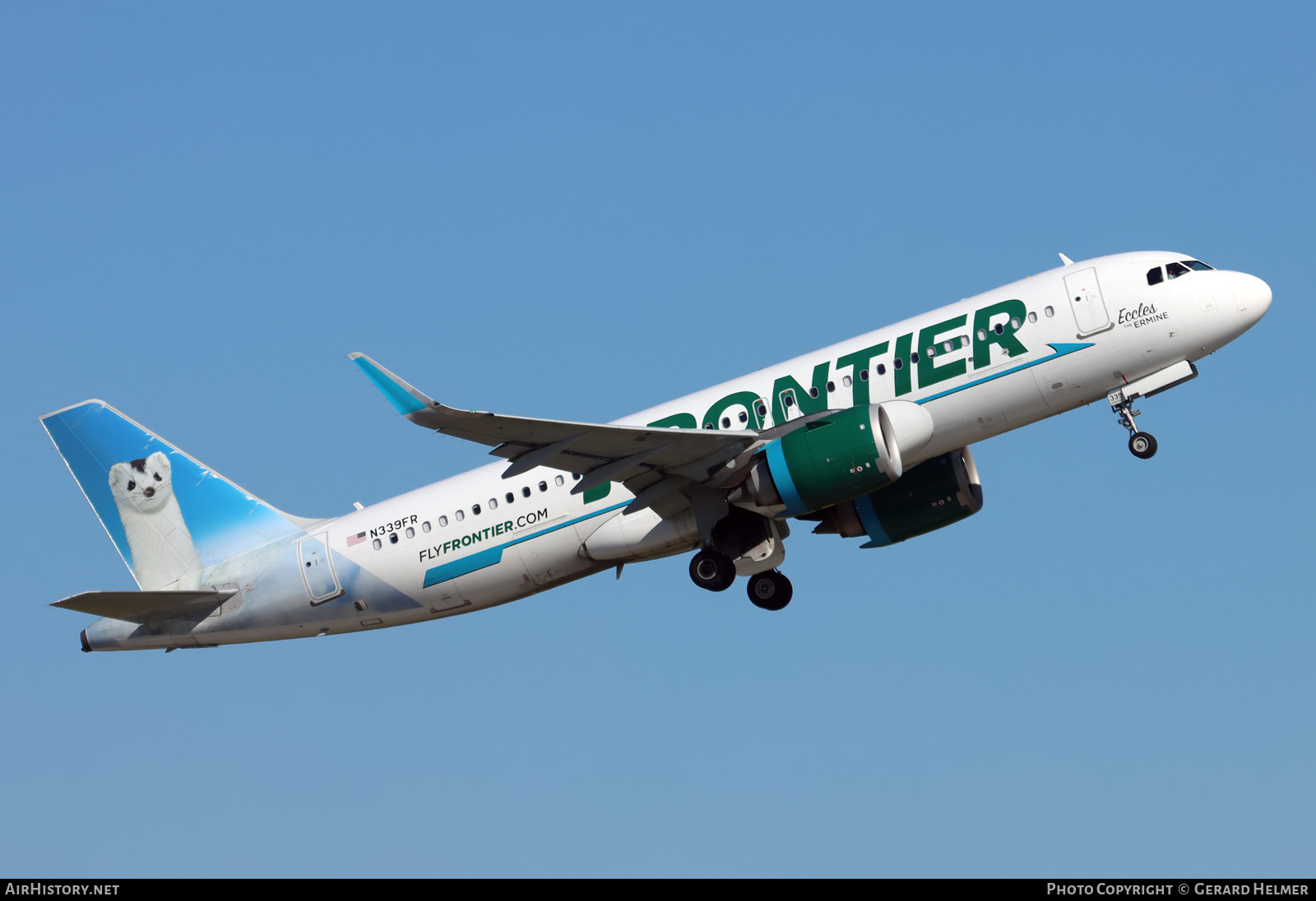Aircraft Photo of N339FR | Airbus A320-251N | Frontier Airlines | AirHistory.net #695621