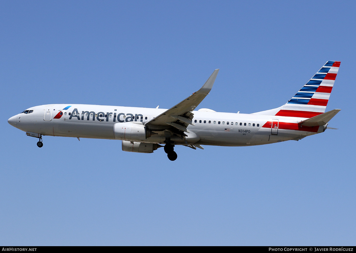 Aircraft Photo of N314PD | Boeing 737-800 | American Airlines | AirHistory.net #695633