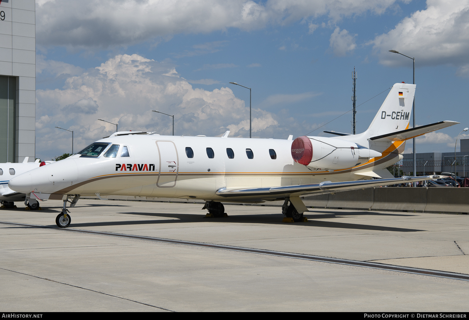 Aircraft Photo of D-CEHM | Cessna 560XL Citation XLS+ | Silver Cloud Air | Paravan | AirHistory.net #695674
