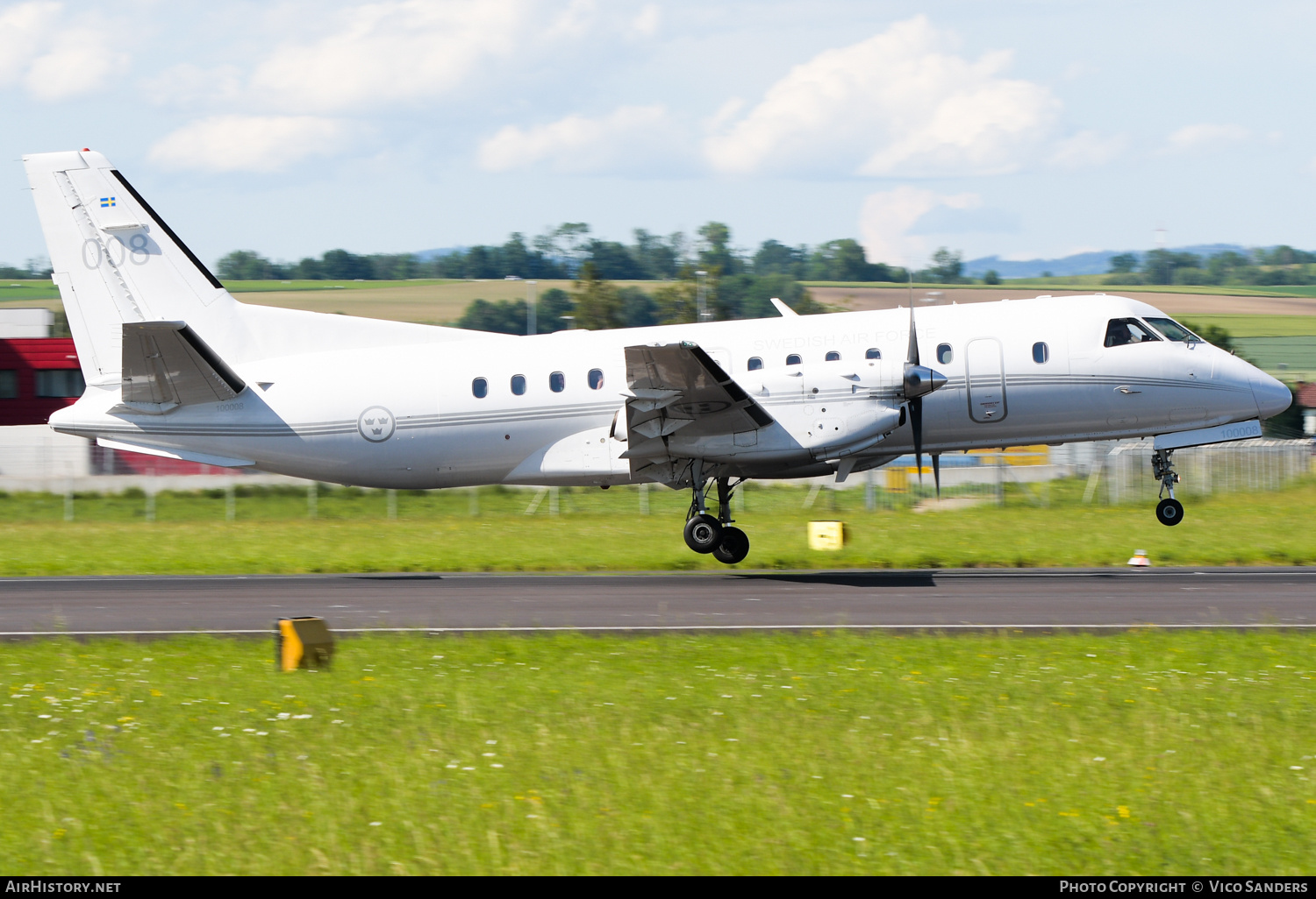 Aircraft Photo of 100008 | Saab Tp100C (340B/Plus) | Sweden - Air Force | AirHistory.net #695685