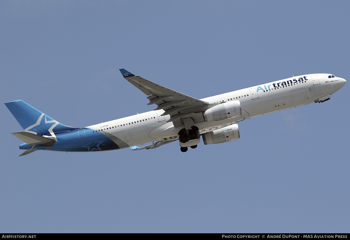 Aircraft Photo of C-GTSD | Airbus A330-343E | Air Transat | AirHistory.net #695694