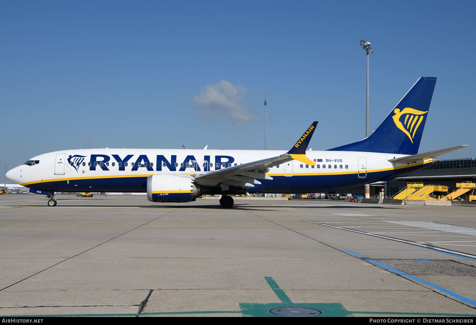 Aircraft Photo of 9H-VUS | Boeing 737-8200 Max 200 | Ryanair | AirHistory.net #695801