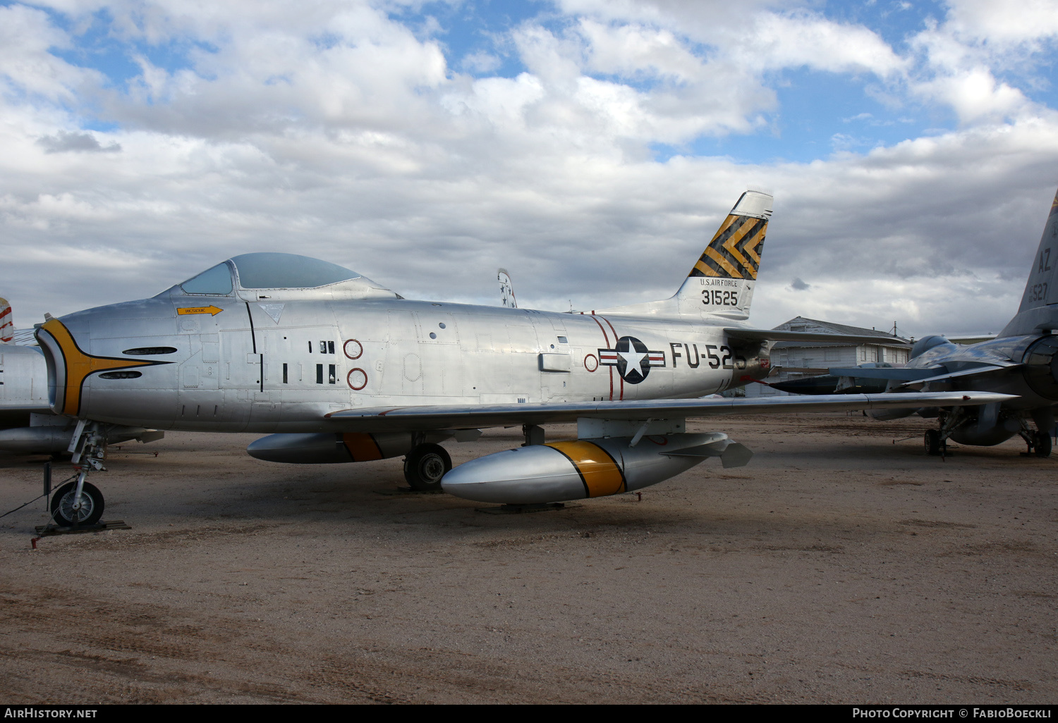 Aircraft Photo of 53-1525 / 31525 | North American F-86H Sabre | USA - Air Force | AirHistory.net #695822