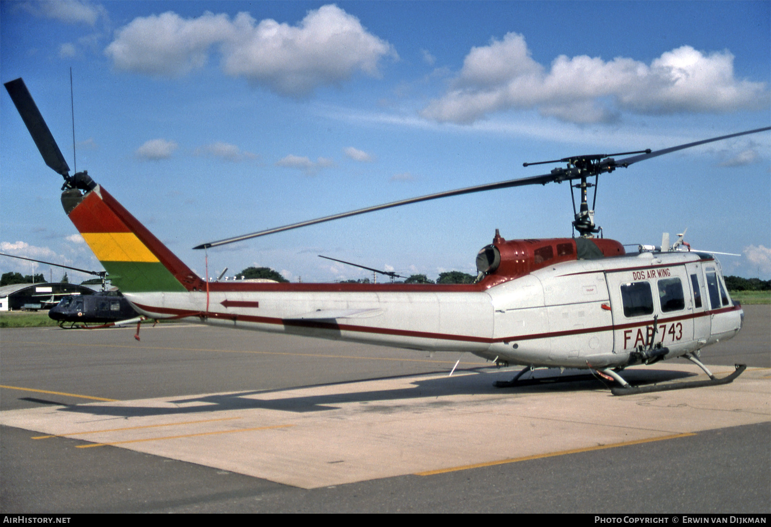 Aircraft Photo of FAB-743 | Bell UH-1H Iroquois | Bolivia - Air Force | DoS Air Wing - Department of State | AirHistory.net #695831