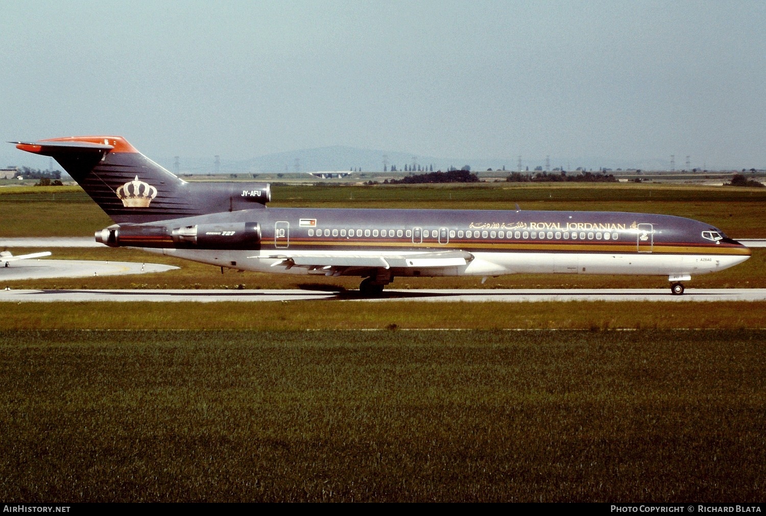 Aircraft Photo of JY-AFU | Boeing 727-2D3/Adv | Royal Jordanian Airlines | AirHistory.net #695837
