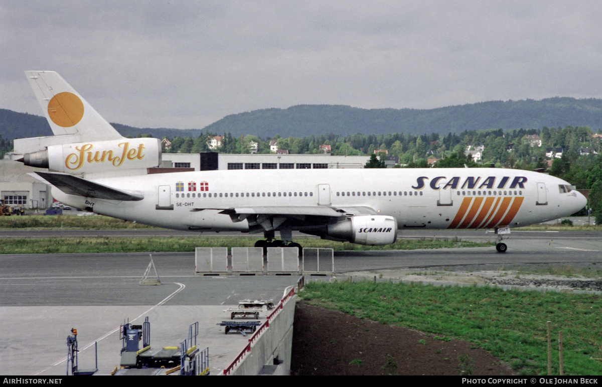 Aircraft Photo of SE-DHT | McDonnell Douglas DC-10-10 | Scanair | AirHistory.net #695843