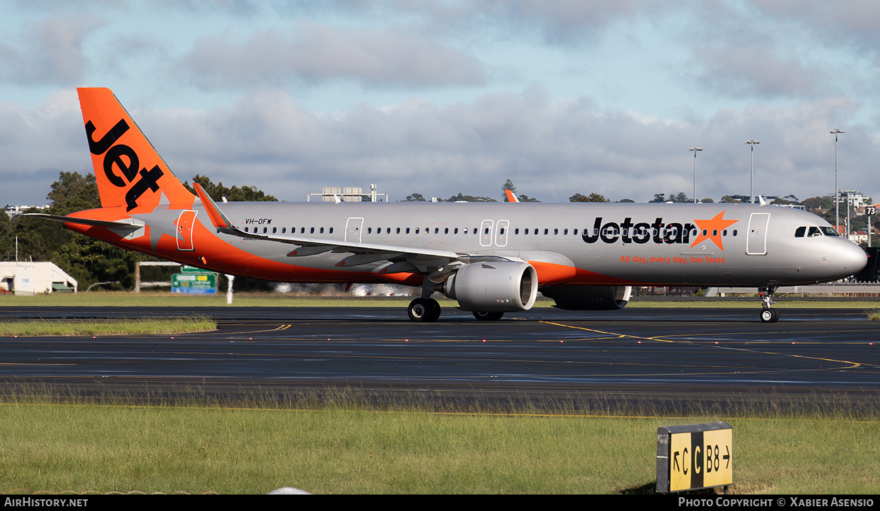 Aircraft Photo of VH-OFW | Airbus A321-251NX | Jetstar Airways | AirHistory.net #695862