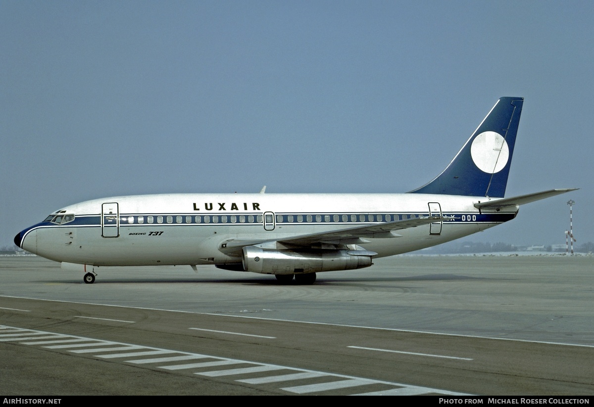 Aircraft Photo of LX-OOO | Boeing 737-229/Adv | Luxair | AirHistory.net #695867