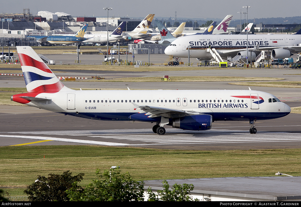 Aircraft Photo of G-EUUB | Airbus A320-232 | British Airways | AirHistory.net #695872
