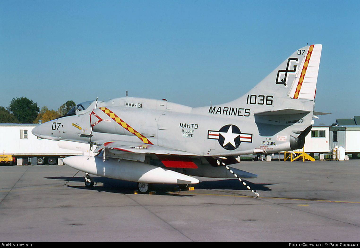 Aircraft Photo of 151036 / 1036 | Douglas A-4E Skyhawk | USA - Marines | AirHistory.net #695900