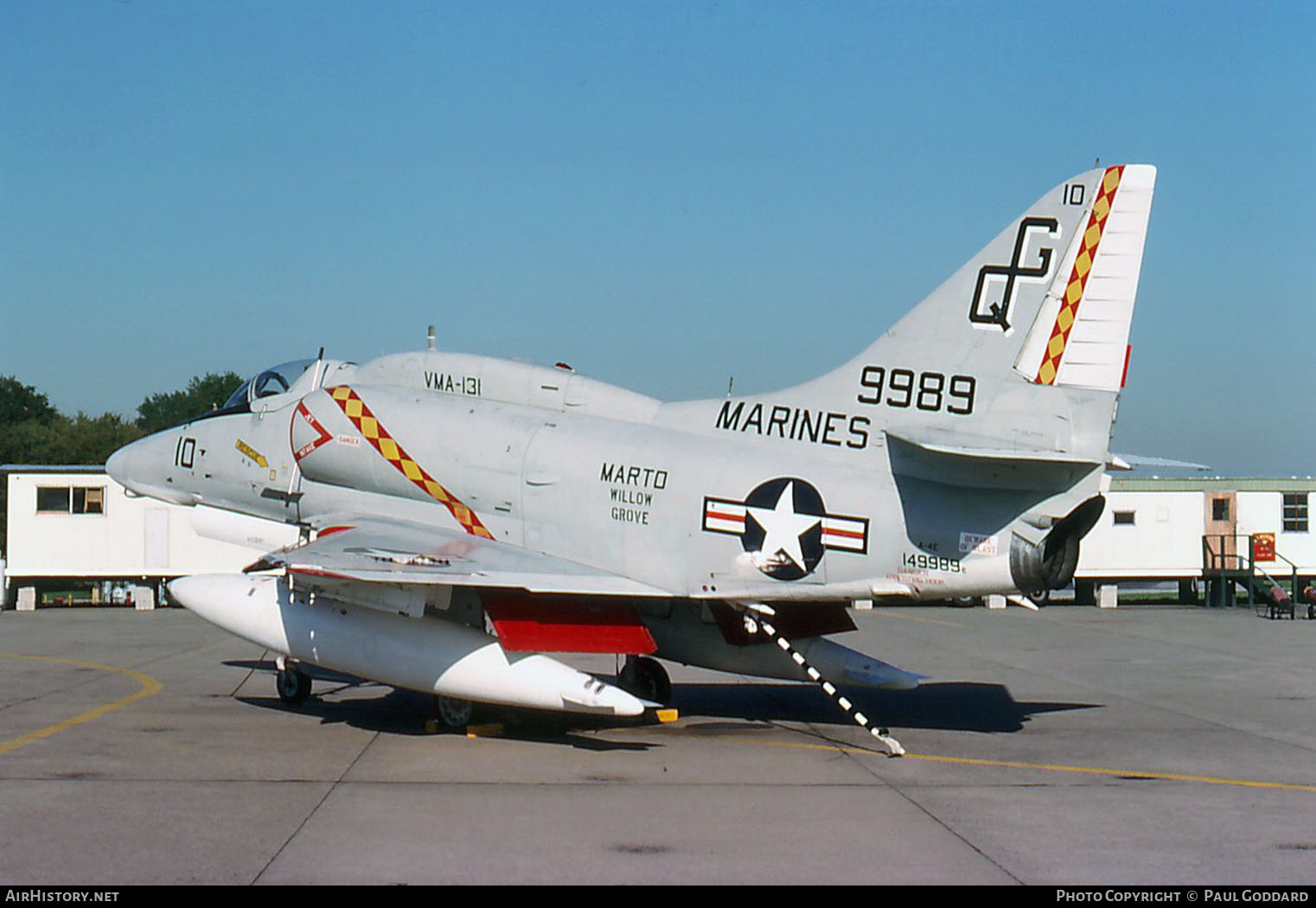 Aircraft Photo of 149989 / 9989 | Douglas A-4E Skyhawk (A4D-5) | USA - Marines | AirHistory.net #695910