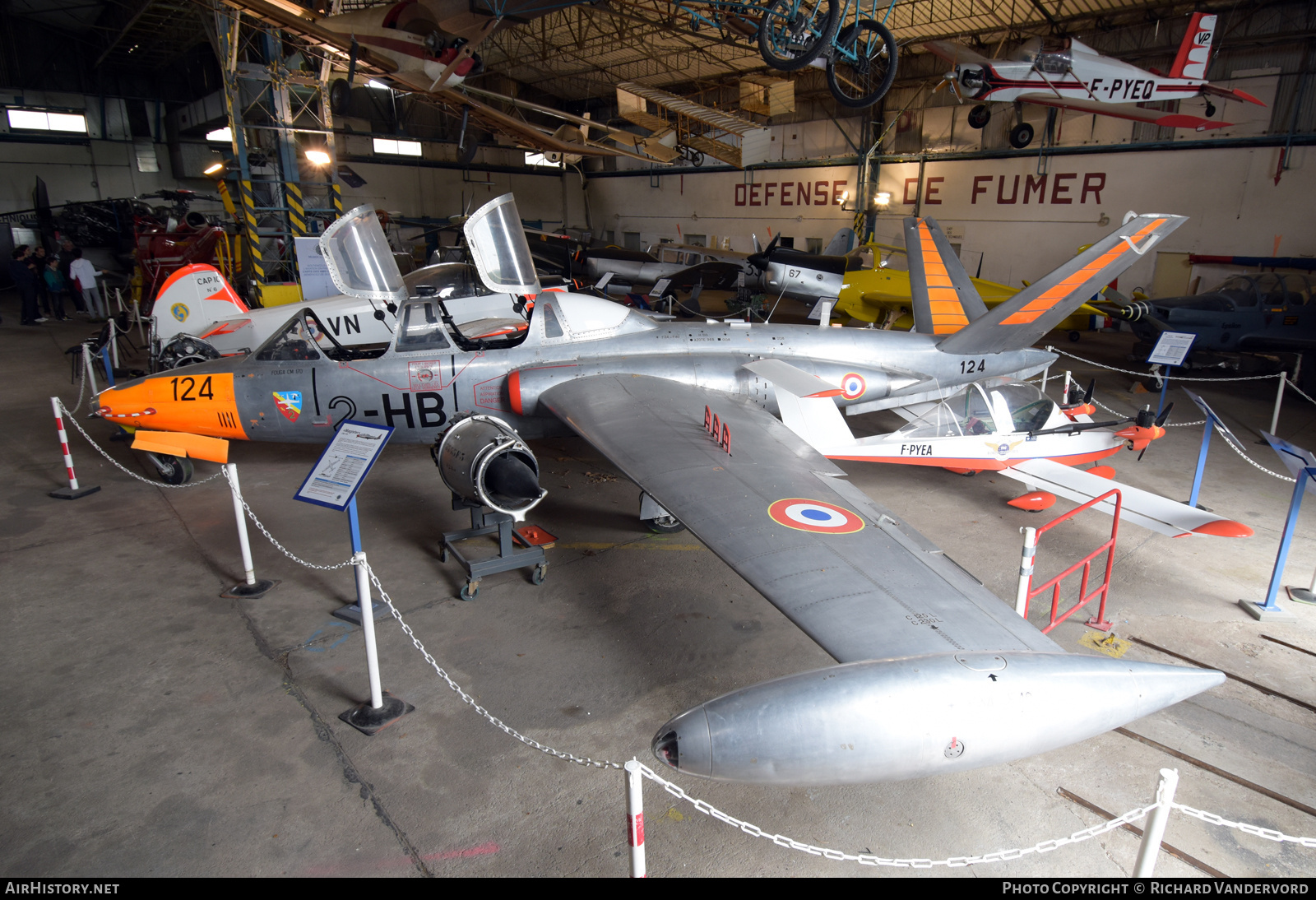 Aircraft Photo of 124 | Fouga CM-170R Magister | France - Air Force | AirHistory.net #695917