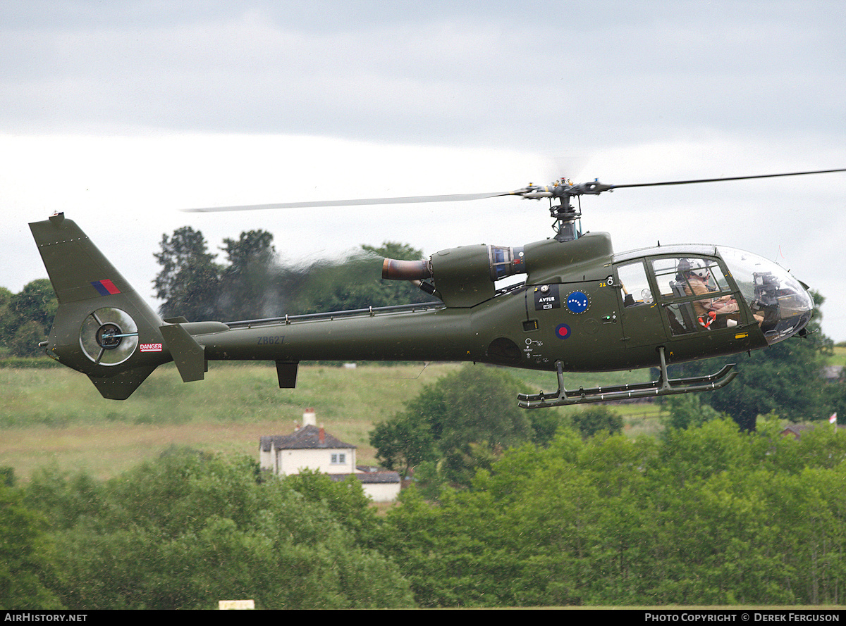 Aircraft Photo of G-CBSK / ZB627 | Aerospatiale SA-341D Gazelle HT3 | UK - Air Force | AirHistory.net #696007