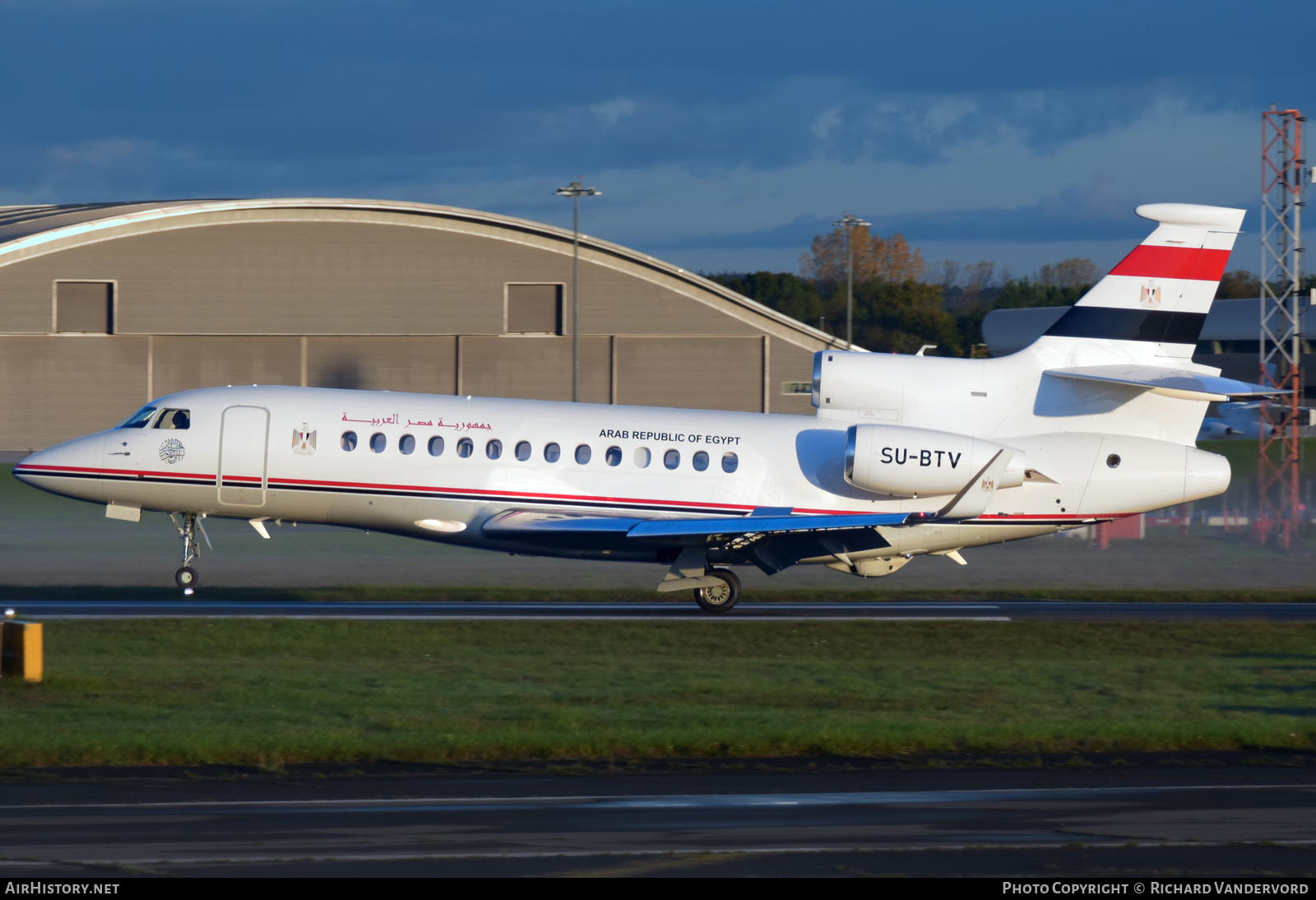 Aircraft Photo of SU-BTV | Dassault Falcon 7X | Arab Republic of Egypt | AirHistory.net #696060