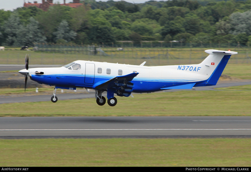 Aircraft Photo of N370AF | Pilatus PC-12 | AirHistory.net #696110